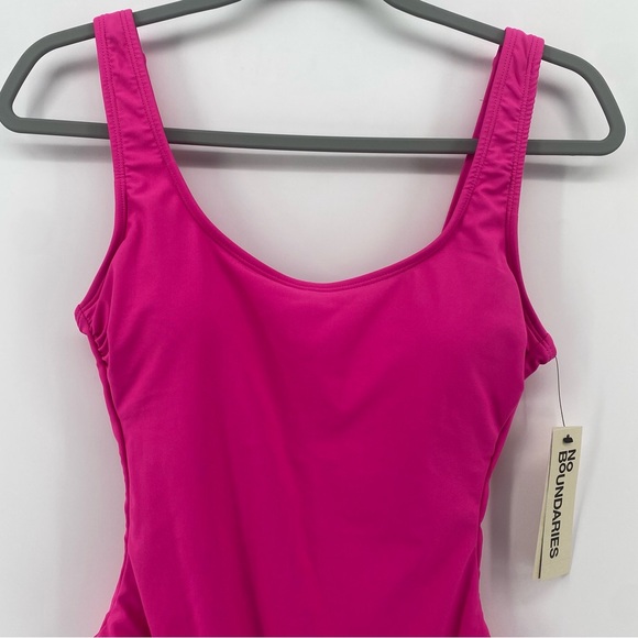 🌺 3/$25 🌺 No Boundaries | Women’s Small Hot Pink One Piece Bathing Suit | NWT | - Picture 2 of 8